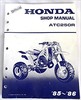 Thumbnail Honda ATC250R complete Shop Manual
