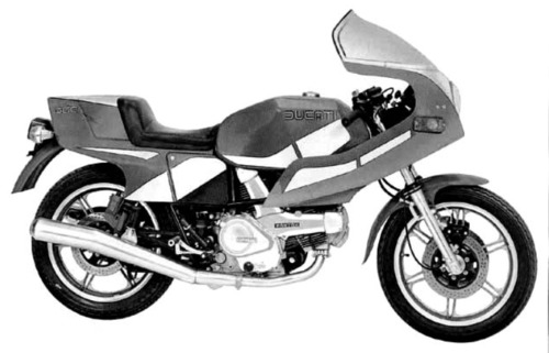 Product picture Ducati 500 sl pantah Service manual