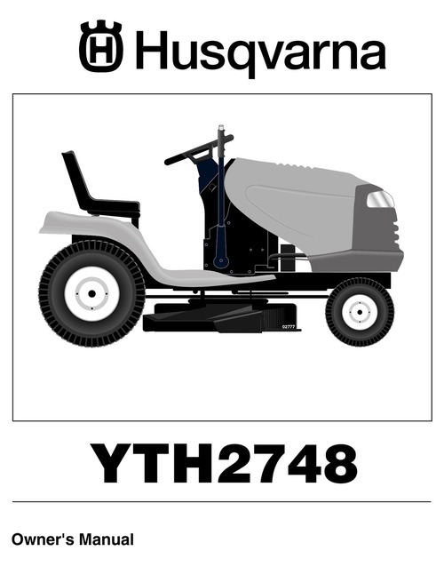Product picture Husqvarna RIDE MOWER 2748 GLS (CA) Operators Manual