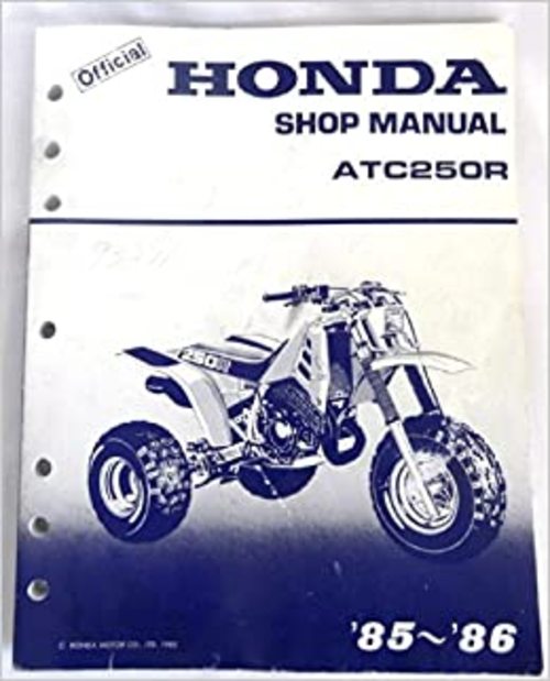 Product picture Honda ATC250R complete Shop Manual