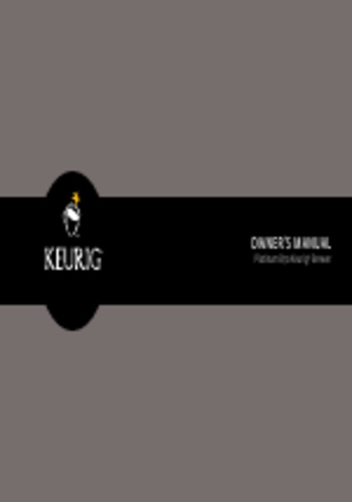 Product picture Keurig B70 User Manual