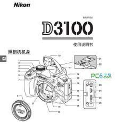 Product picture Nikon D3100 Instruction Manuals and User Guides
